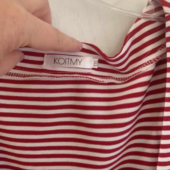 red and white striped top - Picture 4 of 7